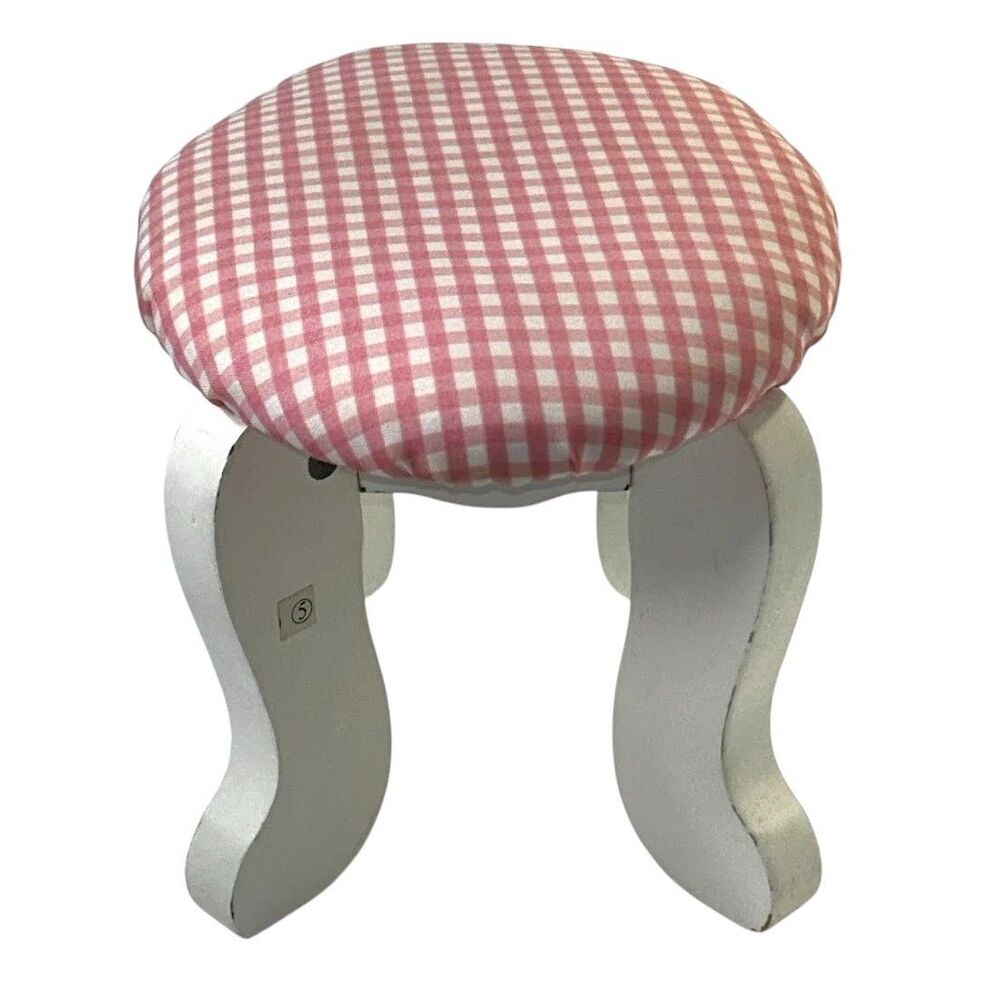 Kidkraft Wooden Vanity Padded Stool for 18 inch Dolls